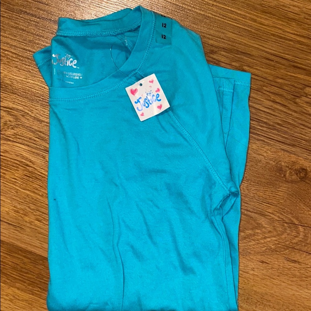 JUSTICE long sleeve tee shirt!